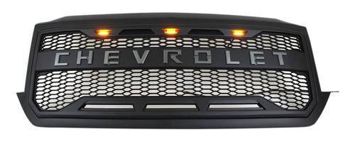 Parrilla Led Chevrolet Silverado 1500 2016 Off Road Negra