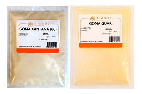 Goma Guar Y Goma Xantana 250 Gramos C/u