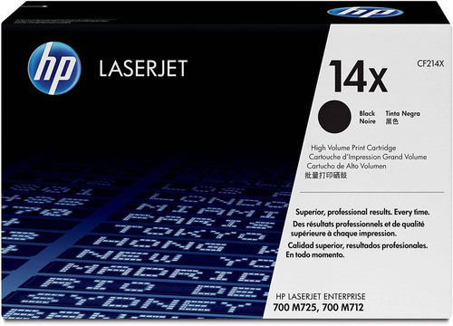 Recarga Toner Hp 14x Lasertjet Negro Garantia  6 Meses