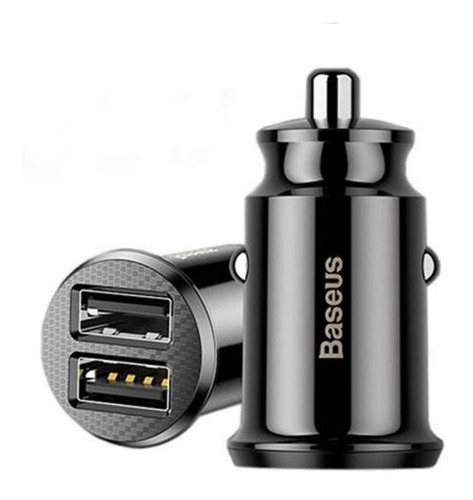 Cargador De Auto Baseus Carga Rapida 3.1a Doble Salida Usb