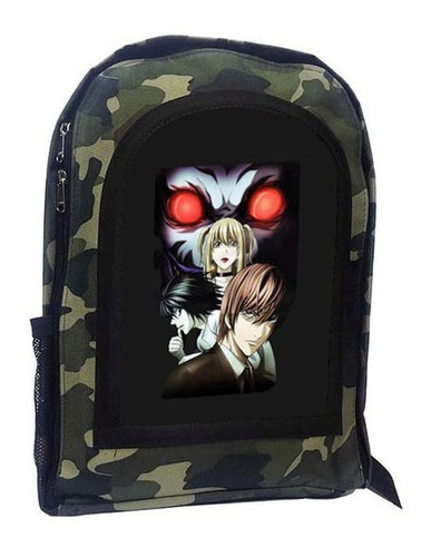 Mochila Camuflada Death Note A8