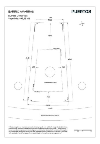 Lote Venta De 895,39 M 2 Al Agua En Puertos Barrio Amarras Escobar