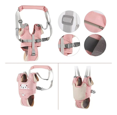 Respirable Arnes Para Bebes Seguridad Para Niños 6-36 Meses Arnés De Seguridad Para Bebés Walker Para Aprender