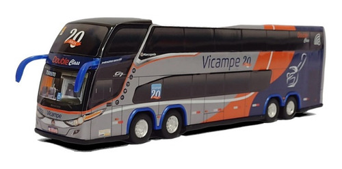 Miniatura Ônibus Vicampe 20 G7 Double Class  4 Eixos 30cm