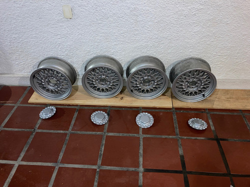 Rodas Bmw Bbs Aro 15 5x120 Prateado (Usado)