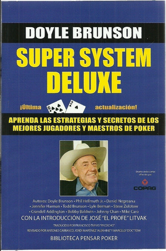 Super System Deluxe. La Biblia Del Poker - Doyle Brunson