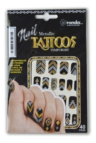 Stickers Metalizados Nails