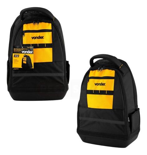 Mochila 24 Bolsos Com Base Reforçada P/ Ferramentas - Vonder