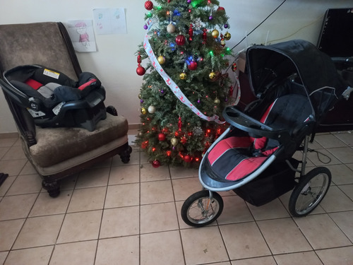 Carriola Y Portabebe Con Base Para Carro De Lujo Para Correr