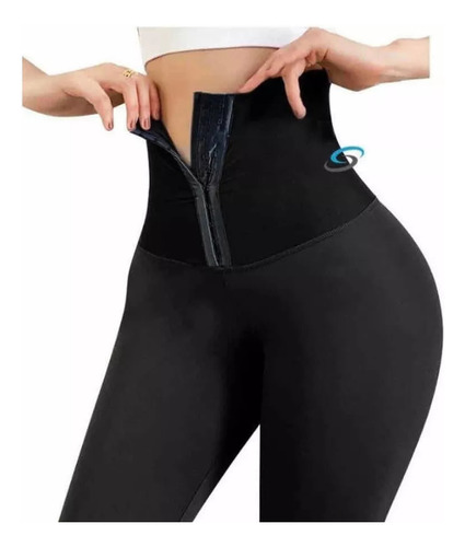 Pack De 2 Leggins Deportivos Con Faja Modeladora Reductora