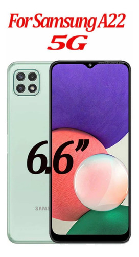 Imagen 2 de 2 de Vidrio Templado Cubierta Completa 3d 9h Para Samsung A22 5g