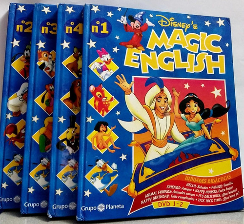 Magic English 4 Tomos+ 6 Dvd- Disney- Planeta