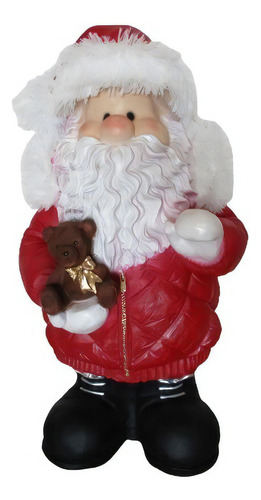 Santa Claus Decoracion Interior Exterior Papa Noel Resina