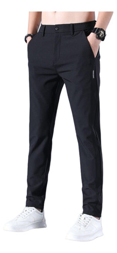 Pantalones De Golf Holgados De Seda Helada Para Hombre