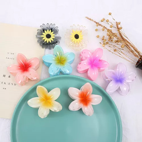 Pinza Para El Pelo Con Forma De Flor, Pinza Para El Pelo P