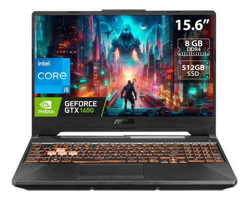 Laptop Asus Tuf Gaming F15: I5, 8gb Ram, Ssd 512gb, Gtx 1650