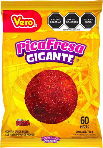 Pica Fresa Gigante Vero 60 Pz