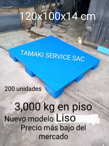 Palets Plásticos Tamaki Service Sac 