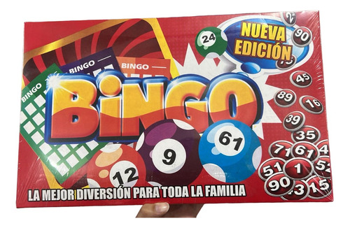 Juego De Mesa Familiar Bingo Nueva Edicion 