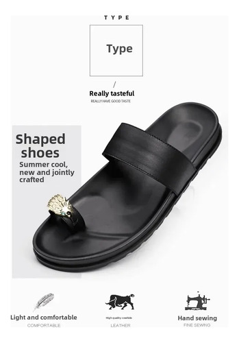 Sandalias Casuales De Verano Sin Cordones Para Hombre