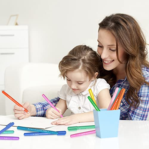 Aechy 12 Bolígrafos Curvos De Colores Para Tomar Notas, Bol