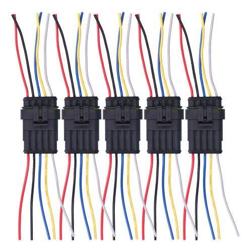 Conector De Cable Automotriz De 5 Vías Para Coche Eléctrico