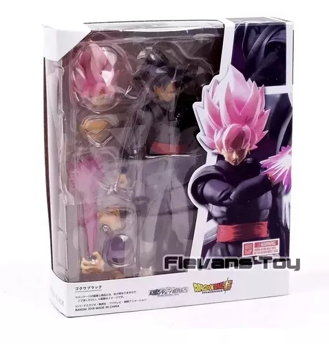 Boneco 15 cm para colecionador dragon ball super Goku Goku black