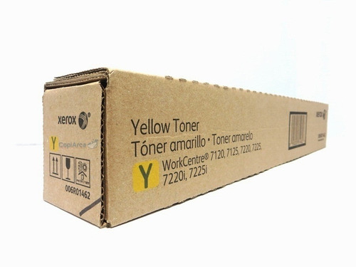 Workcentre 7120 7225 Xerox Toner Amarillo Factura 006r01462