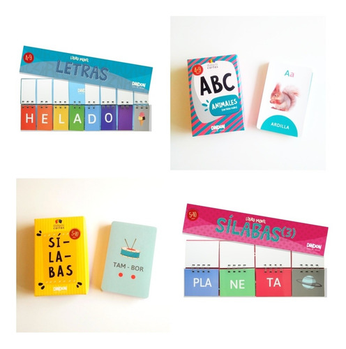 Imagen 1 de 8 de Libros Móviles + Didacticartas Para Aprender A Leer