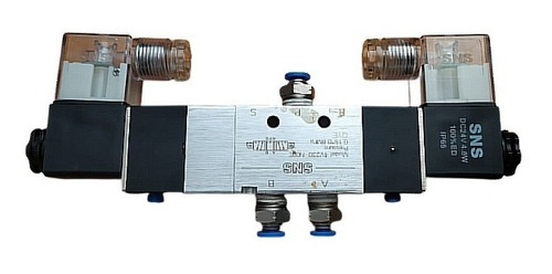 Válvula 5/3 Eléctrica Neumática De 1/4  Sns 4v230-n08e