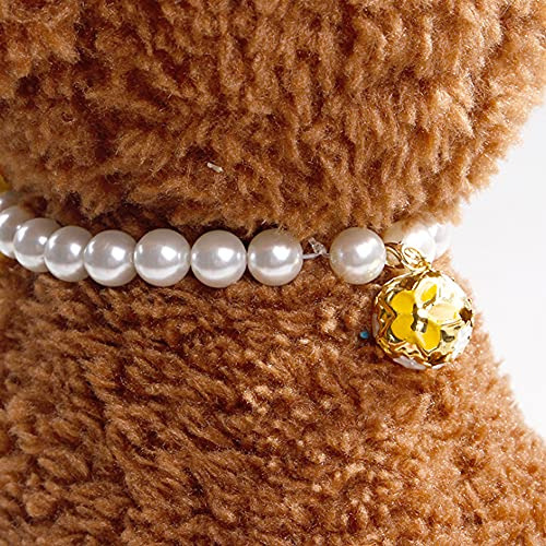 Collar De Perlas Rayminsino Para Mascotas, Cuello Elástico C