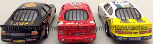 Imagem 4 de 7 de Kit 3 Miniaturas Carrinho Competição Racer Diecast Racing