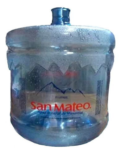 Bidones Vacíos Agua San Mateo 21 Litros