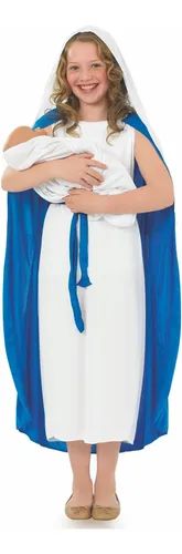 comprar Fun Shack Disfraz De Virgen María Para Niñas Traje De Santo 