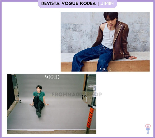 Revista Vogue Korea Abril 2023: Capa De Jimin (bts)