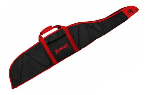 Funda Para Rifle Mendoza Mr-001 Negra Rojo Acolchonada 130cm