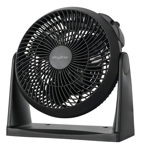 Ventilador Piso Escritorio Skyline SK-F8 8 Pulgadas 40w Ajustable 60 Hz Negro