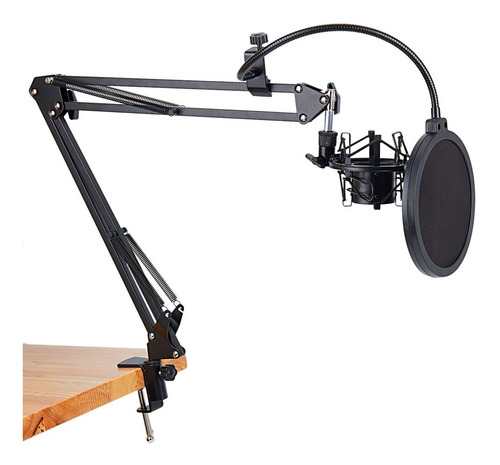 Soporte Para Micrófono Brazo + Filtro Antipop + Shock Mount
