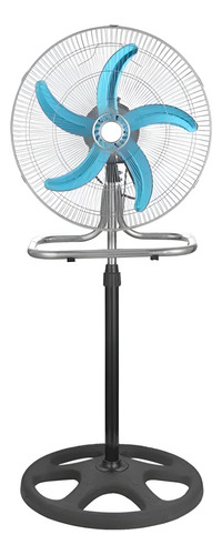 Ventilador 3 En 1 Metalico 5 Aspas De Pie Pared Mesa