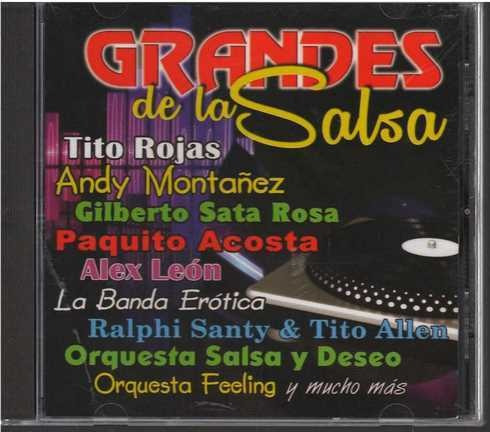 Cd - Grandes De La Salsa / Varios - Original Y Sellado
