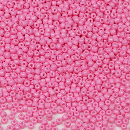 Perlas De Semillas Bala & Fillic De 3 Mm De Color Rosa Opaco