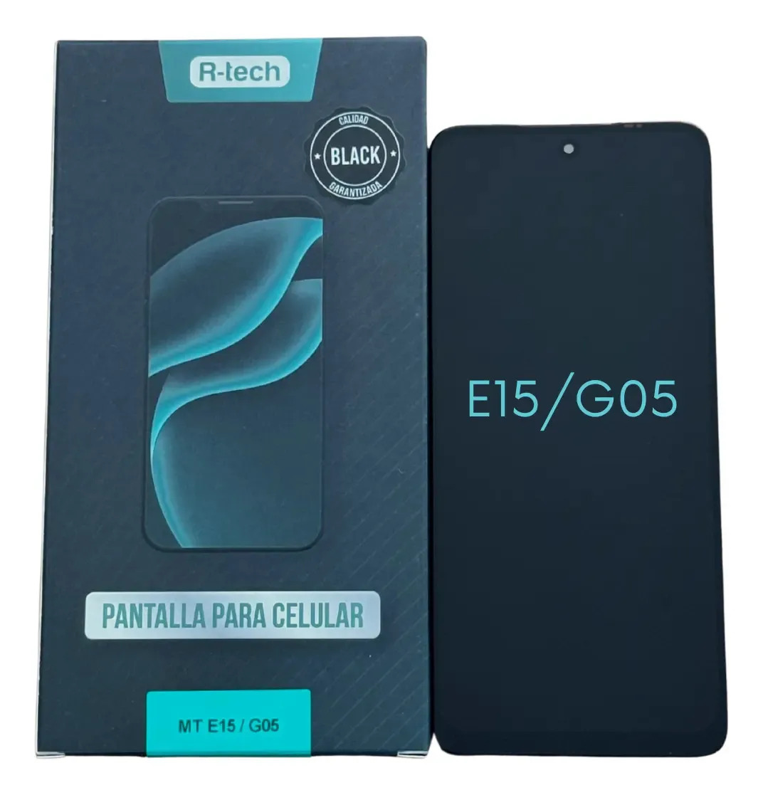 Modulo Pantalla Motorola Moto E15 G05 Calidad Black R-tech Negro