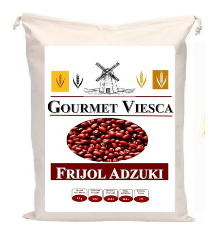 5 Kilogramos De Frijol Adzuki Soya Roja Entero