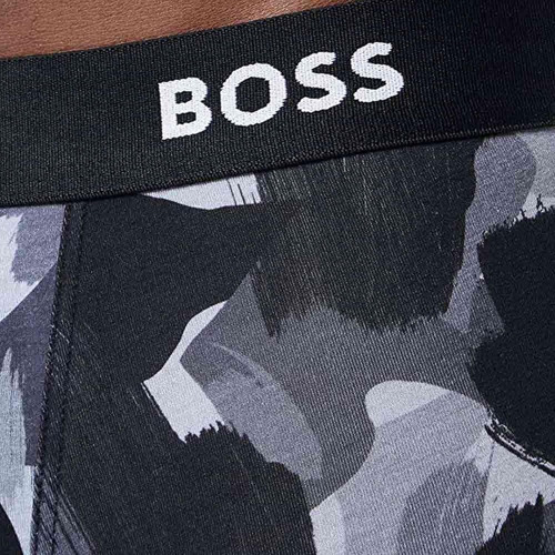 Boxer Boss Trunk Refined Calzoncillo Algodón Gris Original