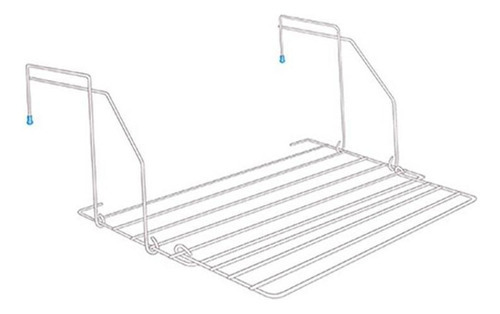 Varal Portatil De Roupa Compacto Dobravel Porta Box Banheiro