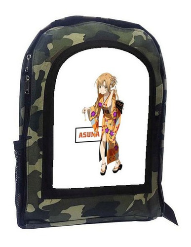 Mochila Camuflada Sword Art Online A2