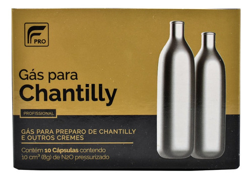 Cápsula Gás Para Chantilly Sifão 10 Ampolas Moscow Mule F