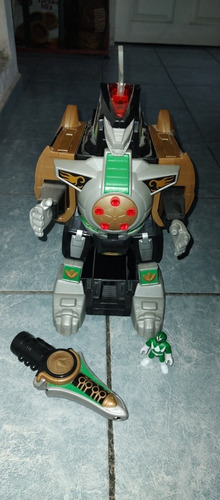 Imaginext Power Rangers Figura Green Ranger Dragon Zord