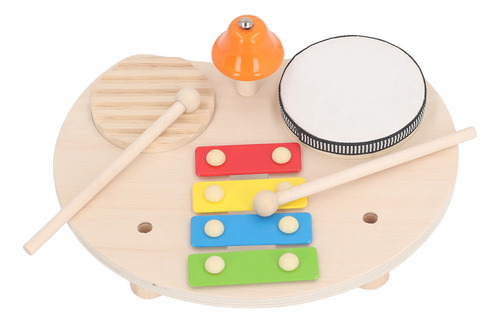 Juguete Musical Para Juegos Educativos, Martillado De Madera