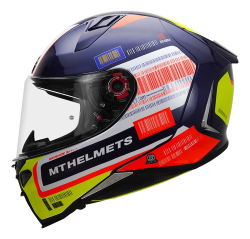 Casco Moto Mt Helmets Revenge 2 Replica Pilotos Moto Gp 
